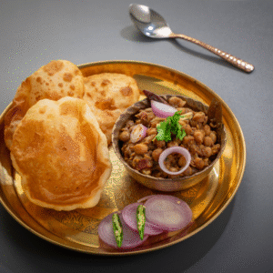 CHHOLE BHATURE (Contains Gluten, DF)